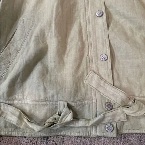 NWOT We The Free Lola‎ Linen Jacket | XSmall | Light Green - Picture 7 of 10